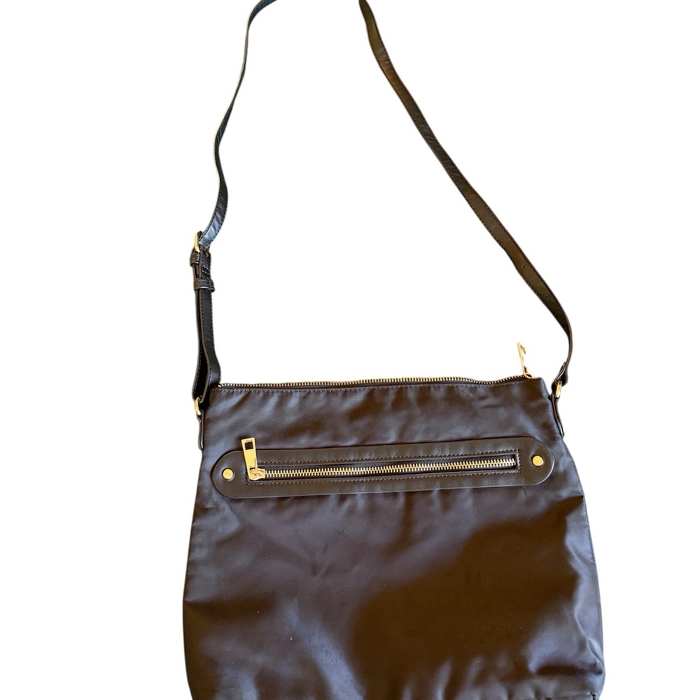 Universal Thread Black Crossbody Bag with Gold Accents